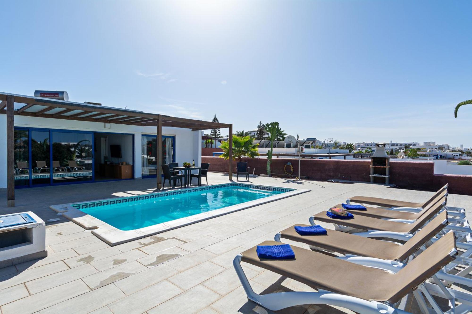 Villa Cangrejita Private Pool Playa Blanca By Pvl Bagian luar foto
